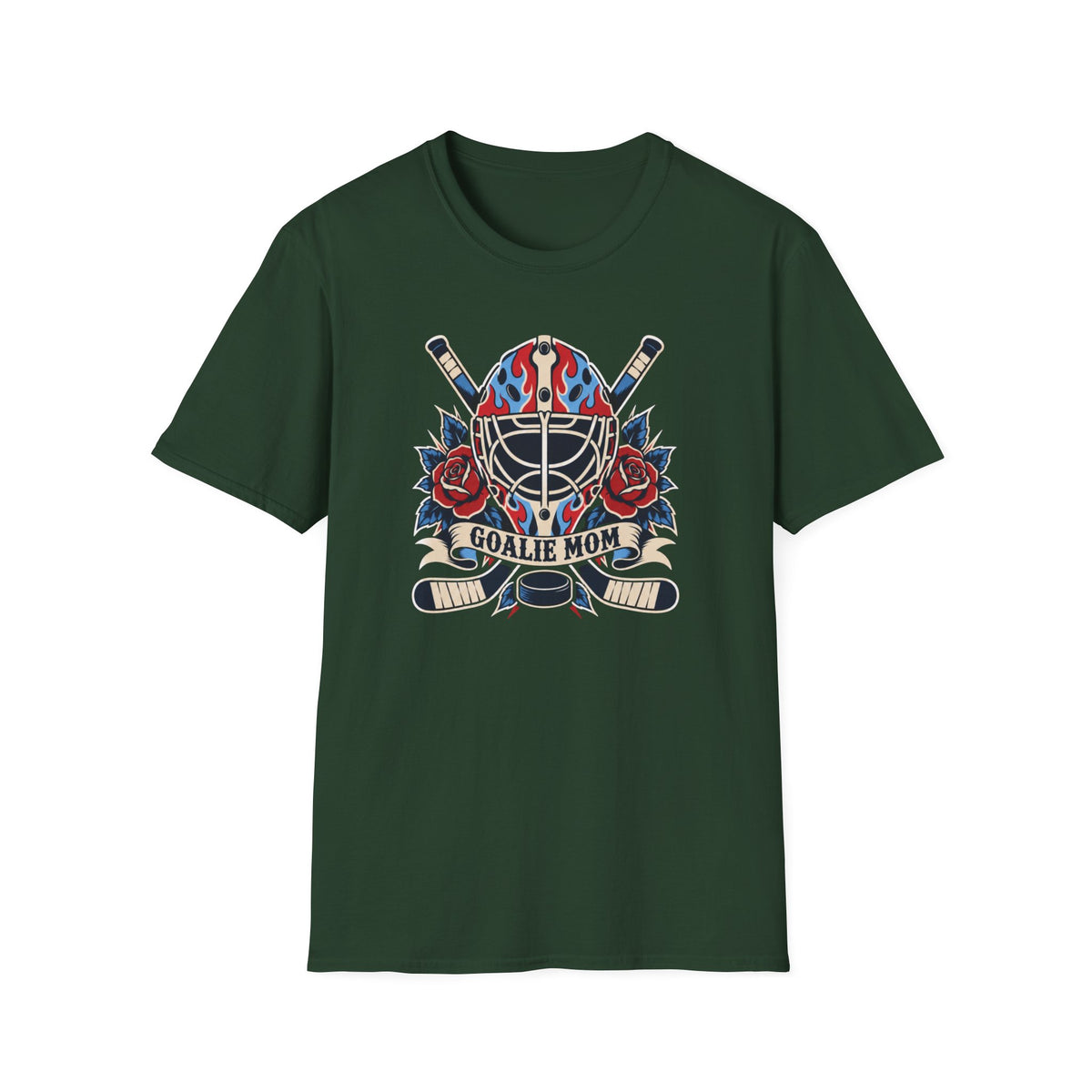 Goalie Mom Tattoo Hockey T-Shirt