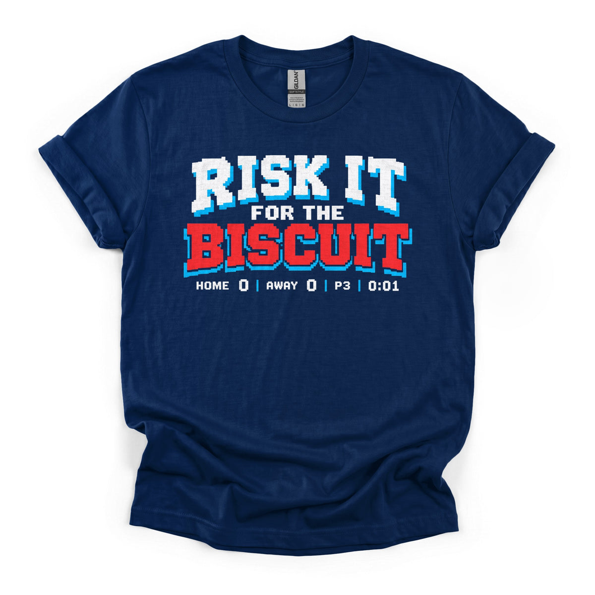 Risk It for the Biscuit Hockey T-Shirt