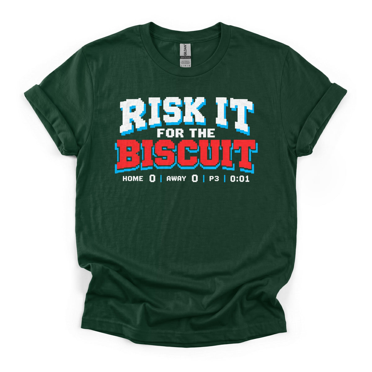 Risk It for the Biscuit Hockey T-Shirt