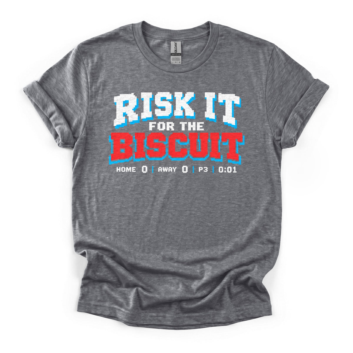 Risk It for the Biscuit Hockey T-Shirt