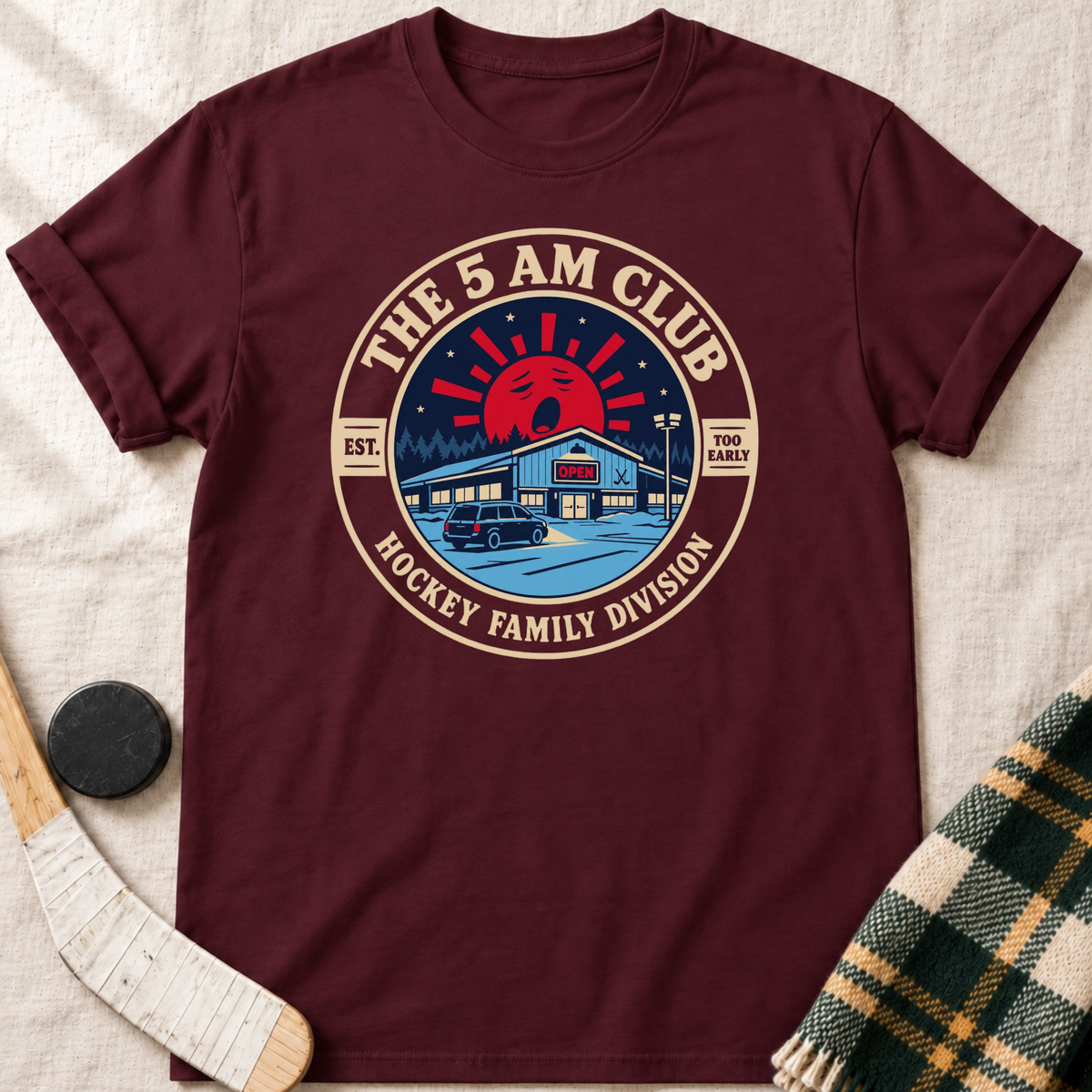 The 5 AM Club Hockey T-Shirt