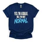 Yes I'm a Goalie, No I'm Not Normal Hockey T-Shirt