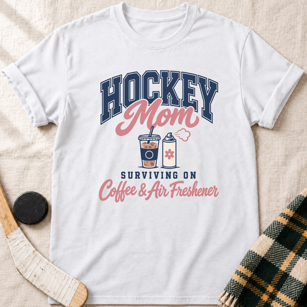 Hockey Mom Coffee and Air Freshener T-Shirt