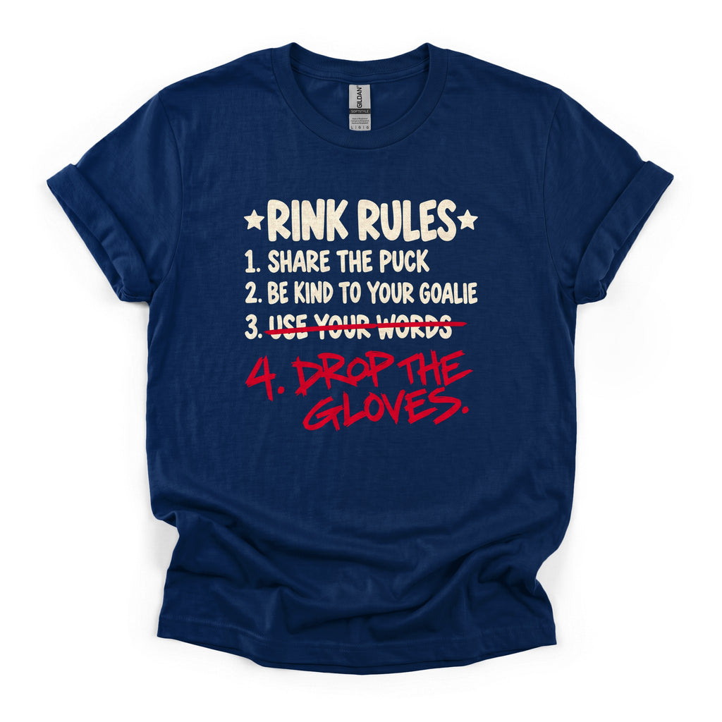 Rink Rules Hockey T-Shirt
