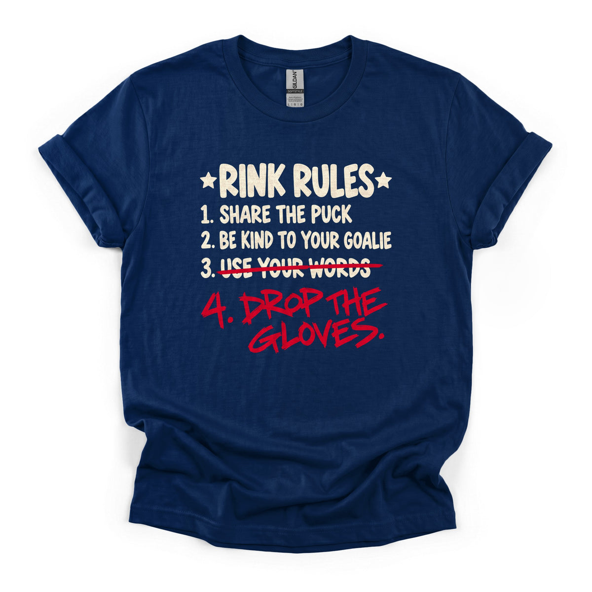 Rink Rules Hockey T-Shirt