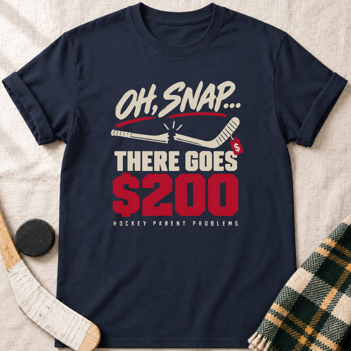 There Goes $200 Hockey T-Shirt