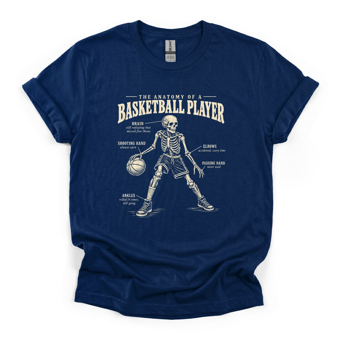 Anatomy of a Basketball Player T-Shirt