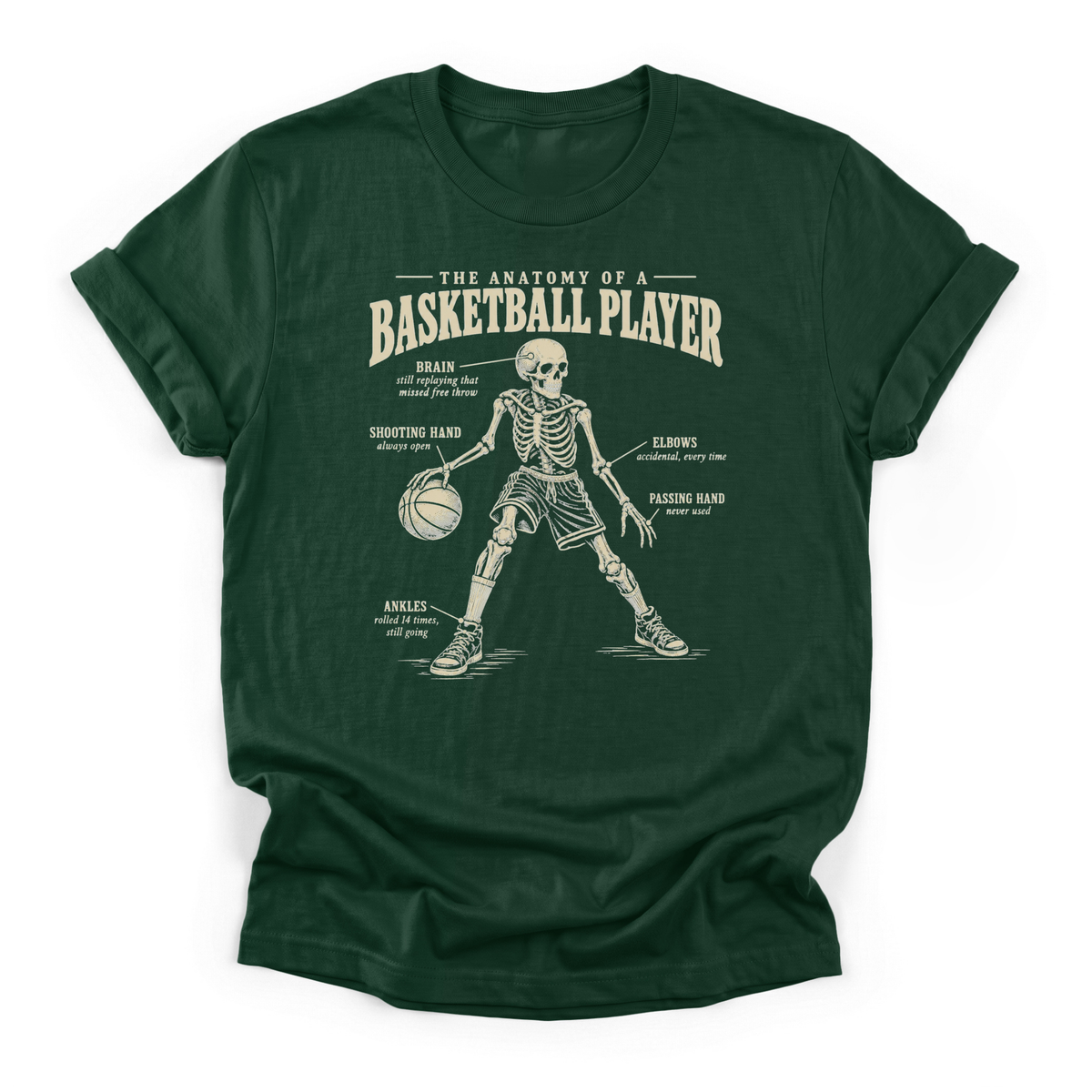 Anatomy of a Basketball Player T-Shirt