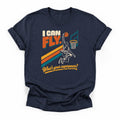 I Can Fly Basketball T-Shirt in Navy