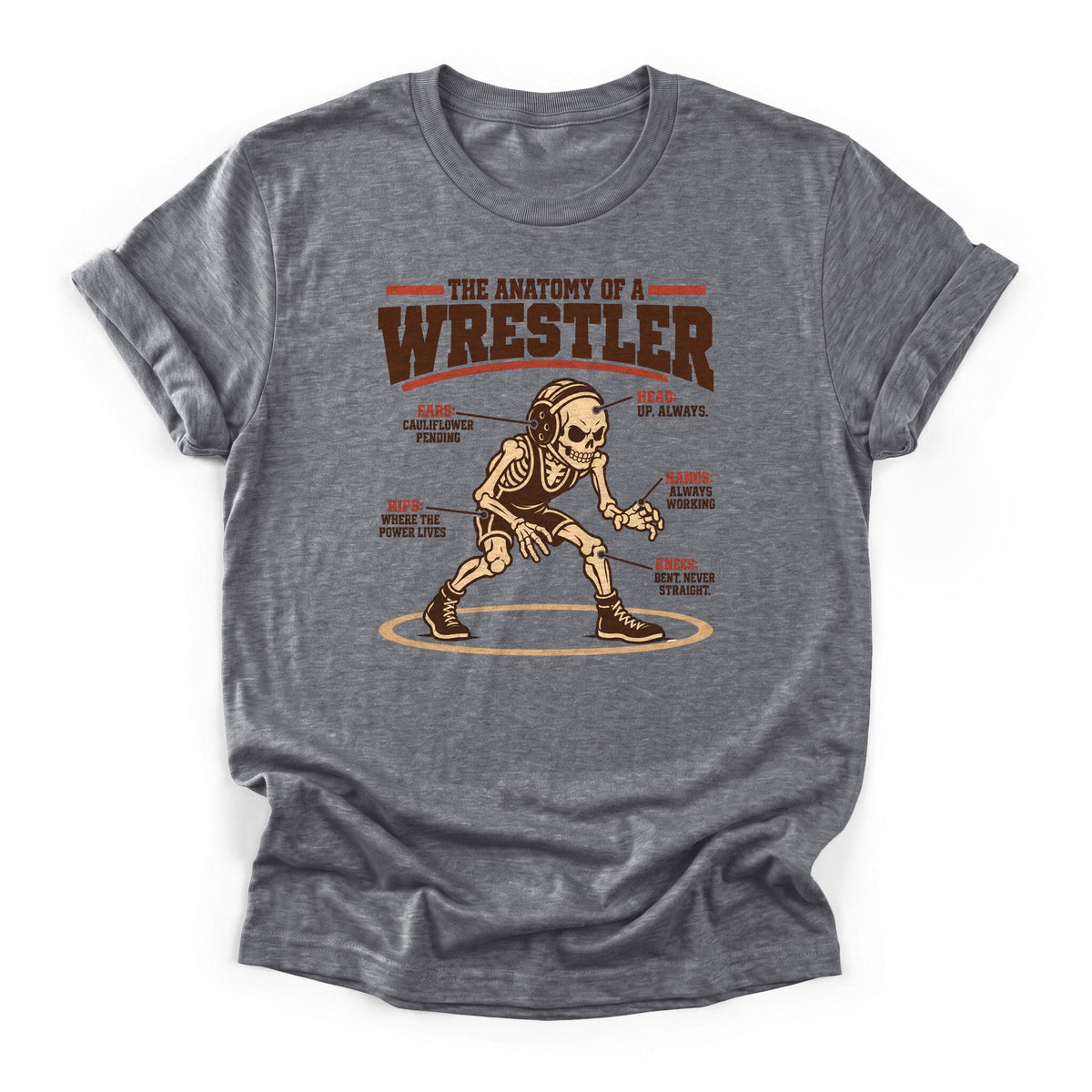 Anatomy of a Wrestler T-Shirt
