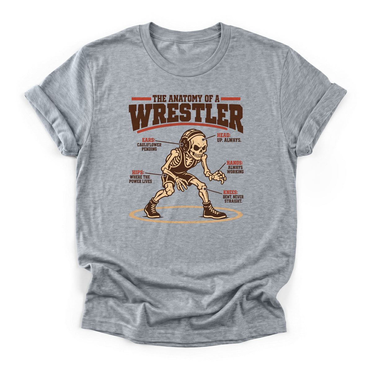Anatomy of a Wrestler T-Shirt