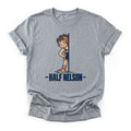 Half Nelson Wrestling T-Shirt in Sport Grey