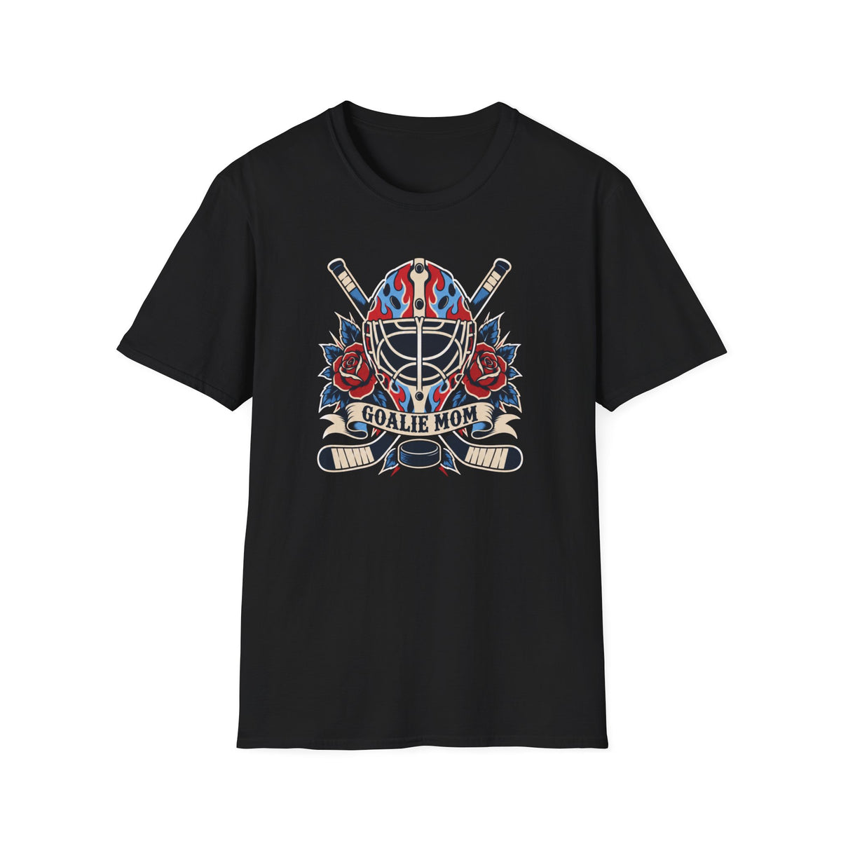 Goalie Mom Tattoo Hockey T-Shirt