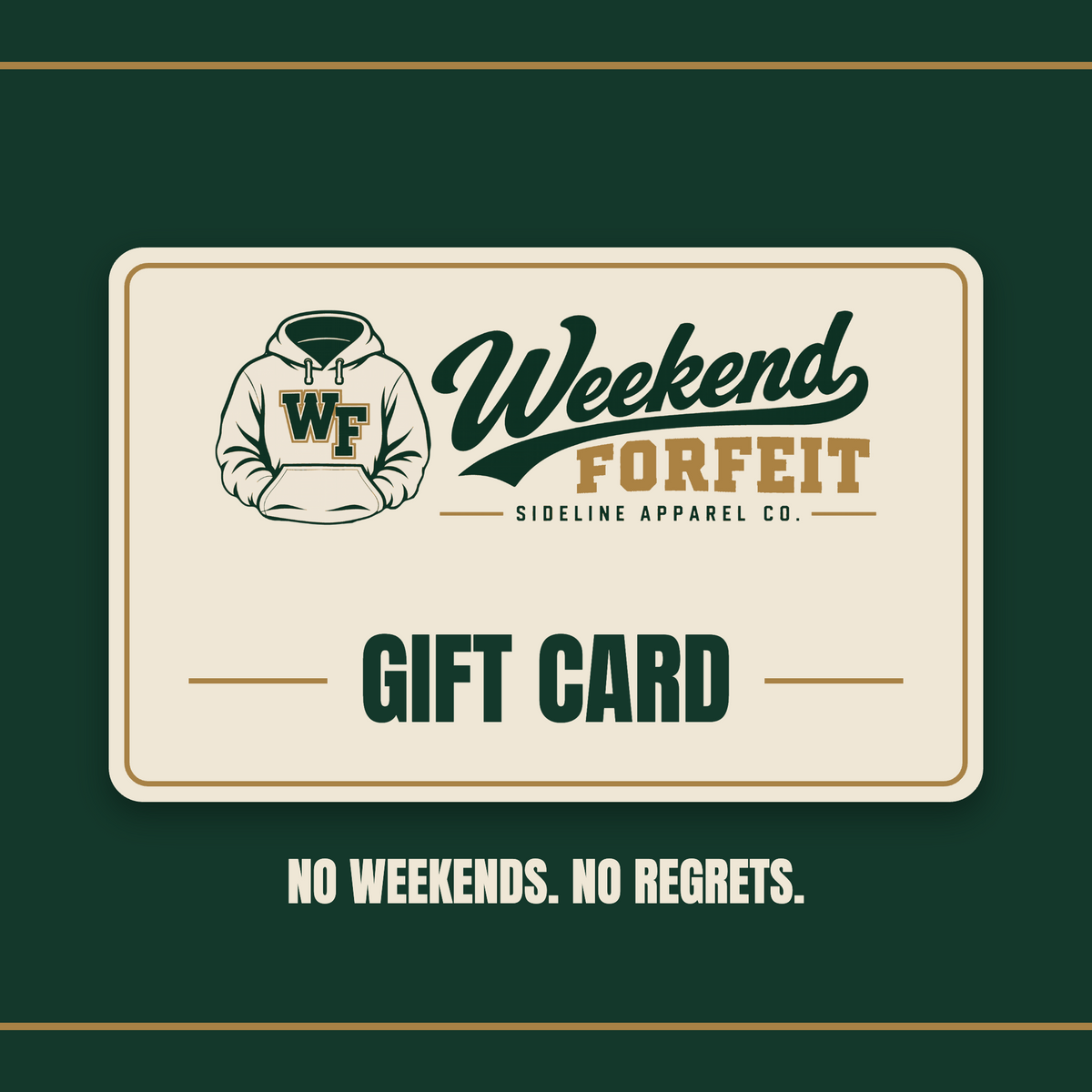 Weekend Forfeit Gift Card
